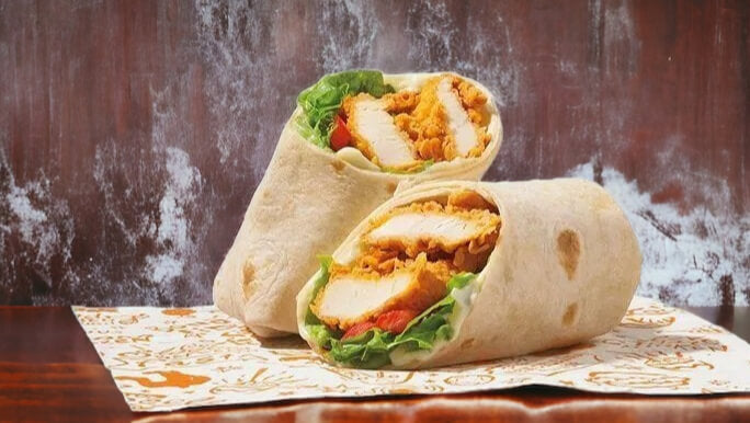 Crunchy Chicken Wrap
