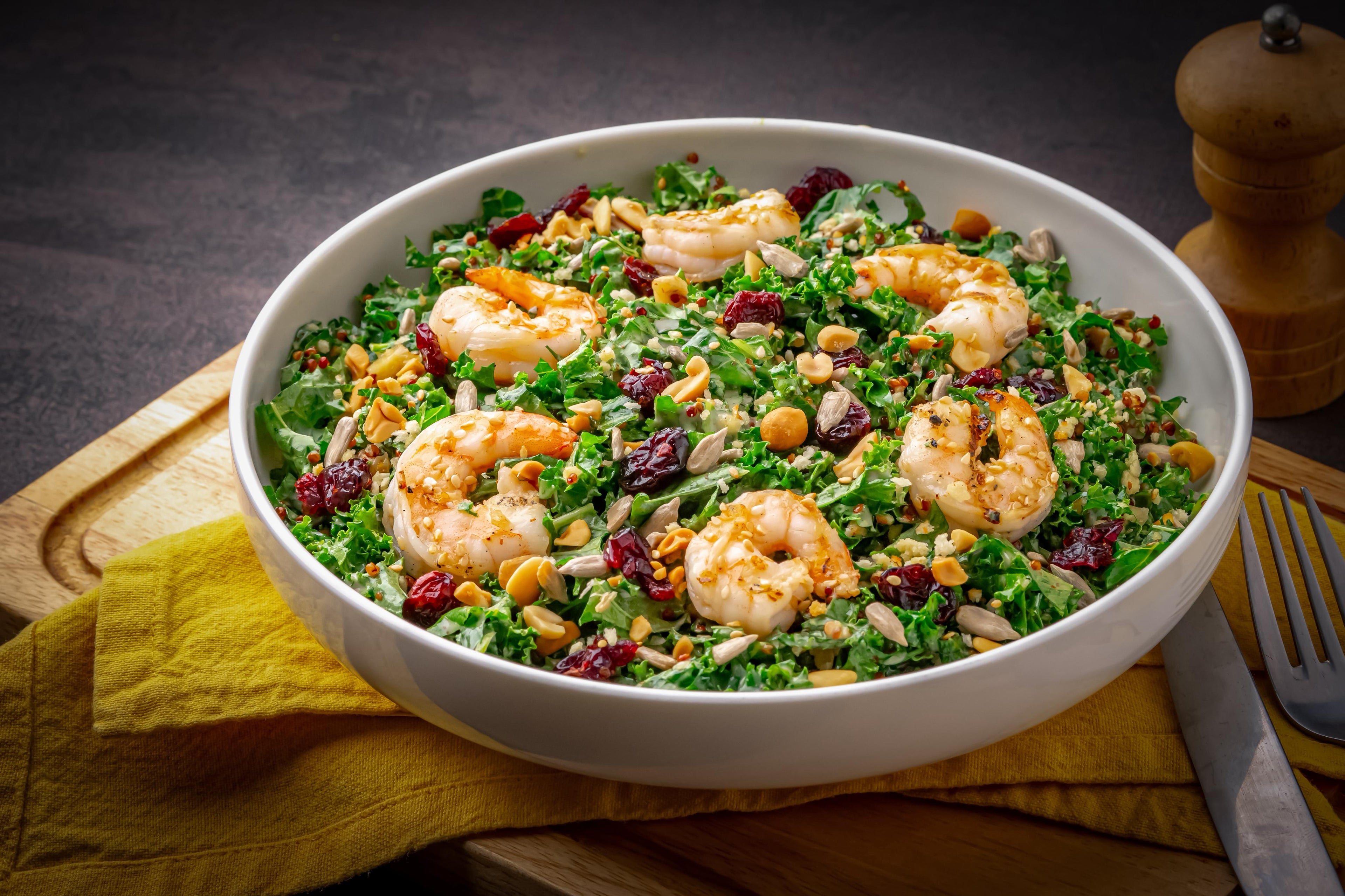 Kale Shrimp Salad